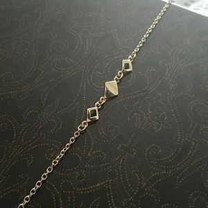Gold anklet (can also be worn as a bracelet)